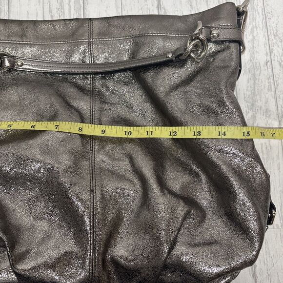 Coach Brooke Hobo Metallic Bag - Picture 9 of 11